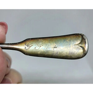 Vintage WMA Rogers A1 Silver Plated Engraved Spoon
